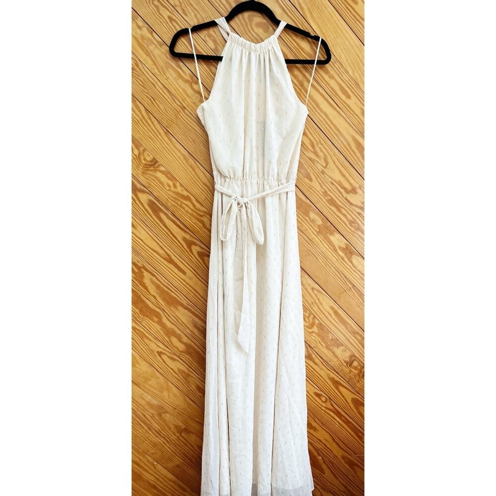 ModCloth Illuminated Elegance Chiffon Maxi Dress - Picture 3 of 10